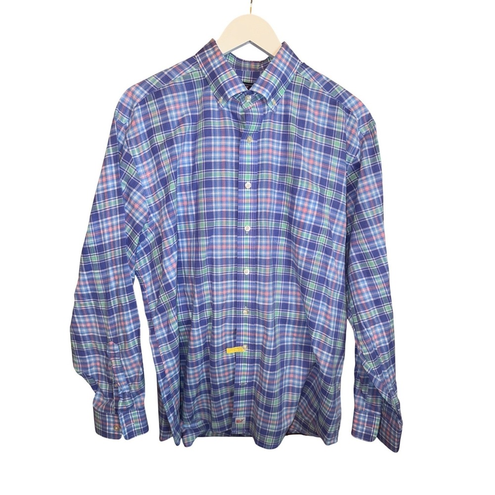 Vineyard‎ Vines Murray Shirt Men's Long Sleeve Plaid Button Down Size L
